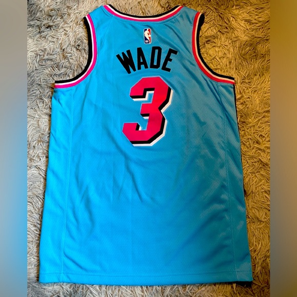 Miami Heat NIKE NBA basketball jersey Dwyane Wade #3 - Picture 2 of 6